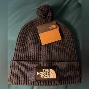 The north face navy blue beanie nwt